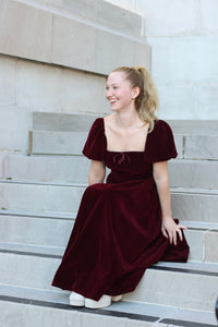 Rita Velvet Holiday Midi Dress