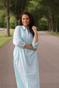 Bobbie Button Down Maxi Dress