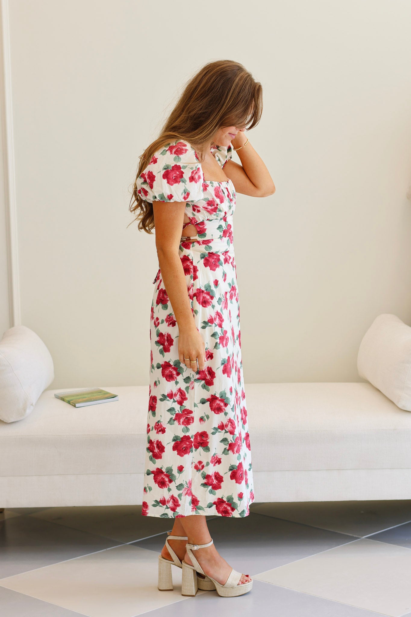 Anna Kate Cotton Midi Dress