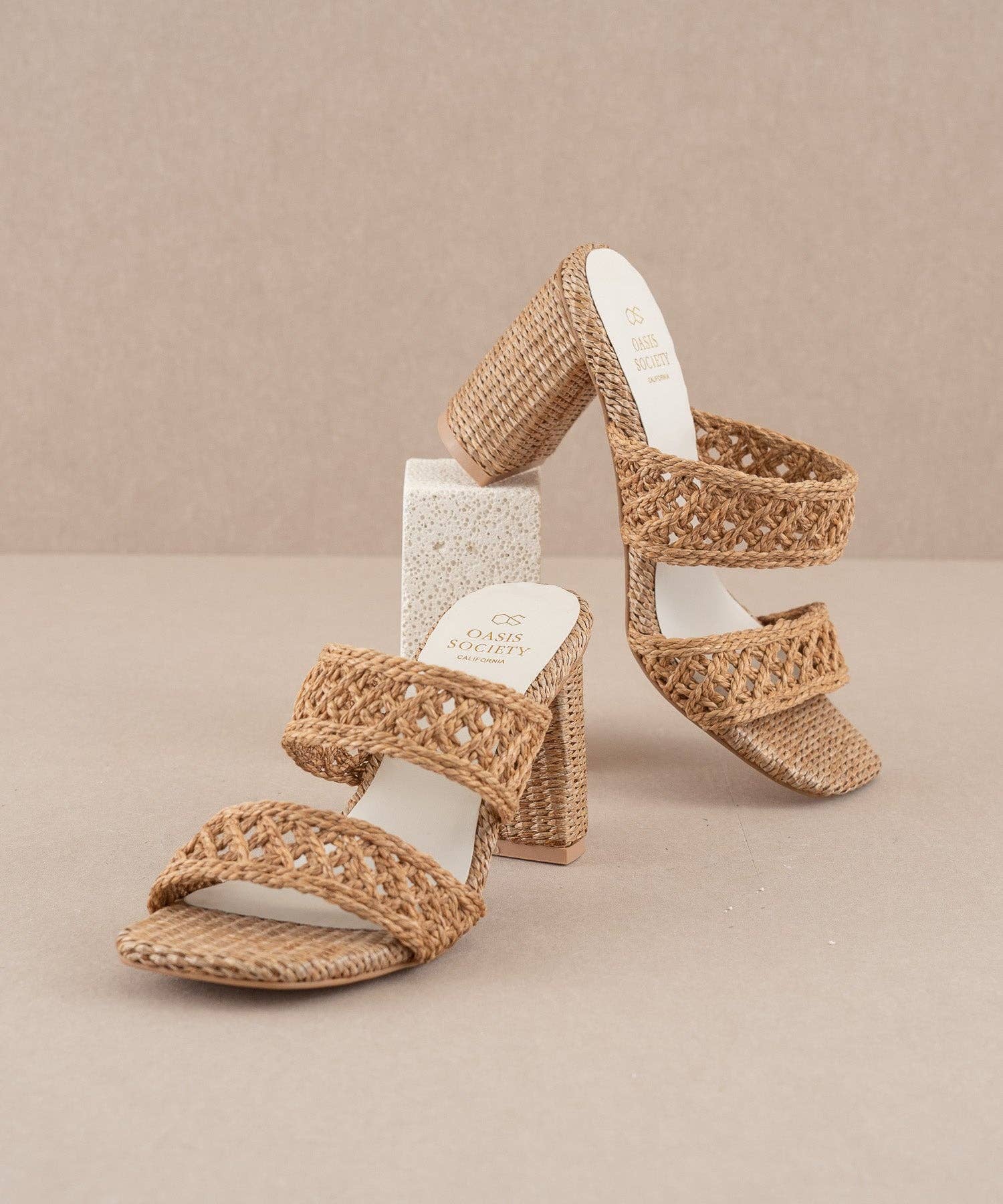 The Barbara | Woven Double Band Heel