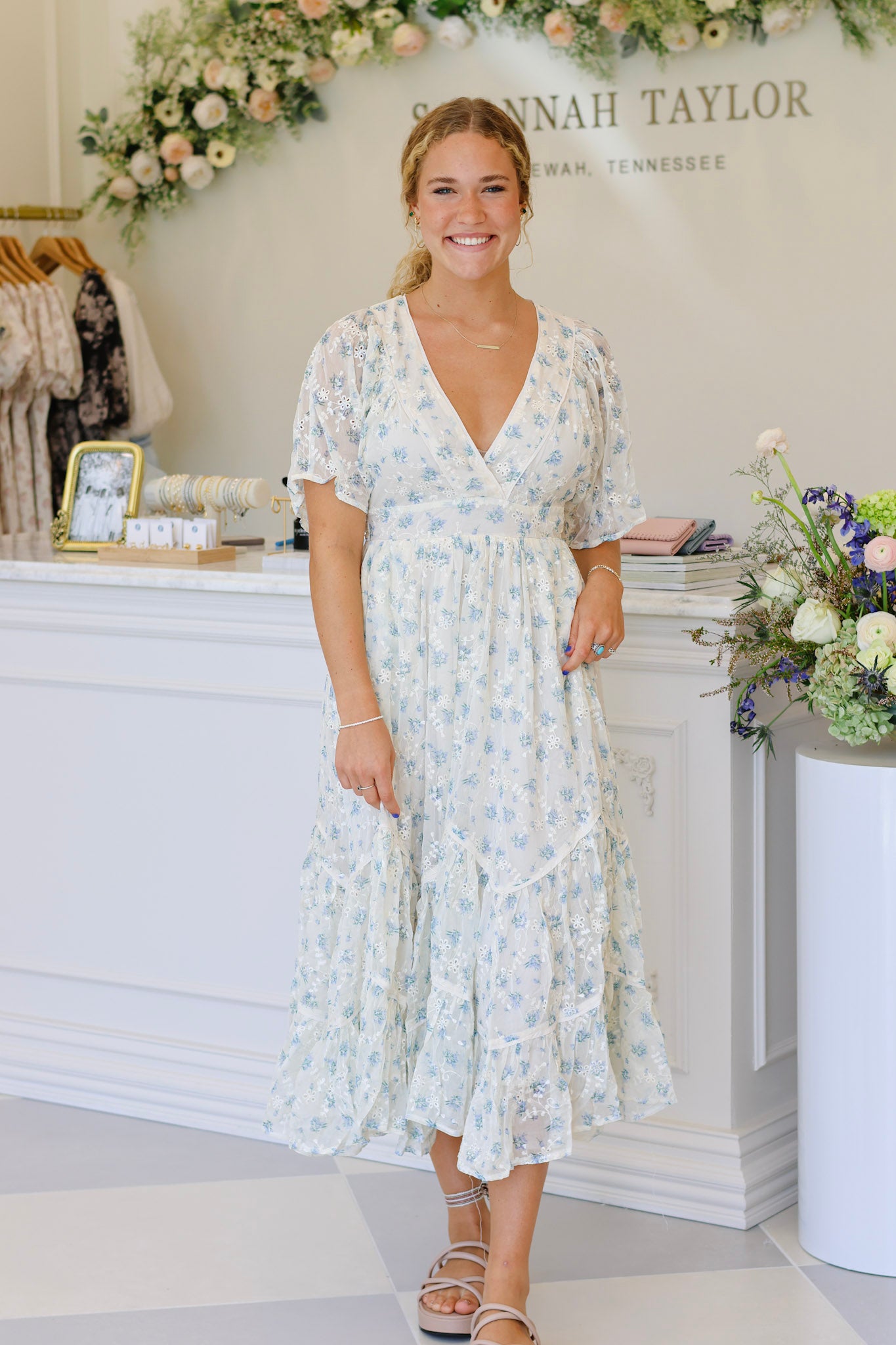 Samantha Floral Maxi Dress