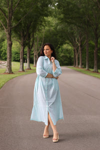 Bobbie Button Down Maxi Dress