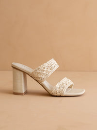 The Barbara | Woven Double Band Heel