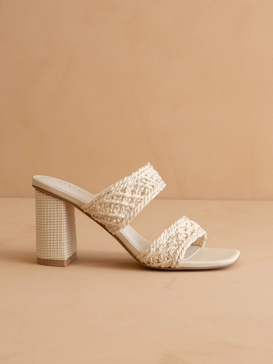 The Barbara | Woven Double Band Heel