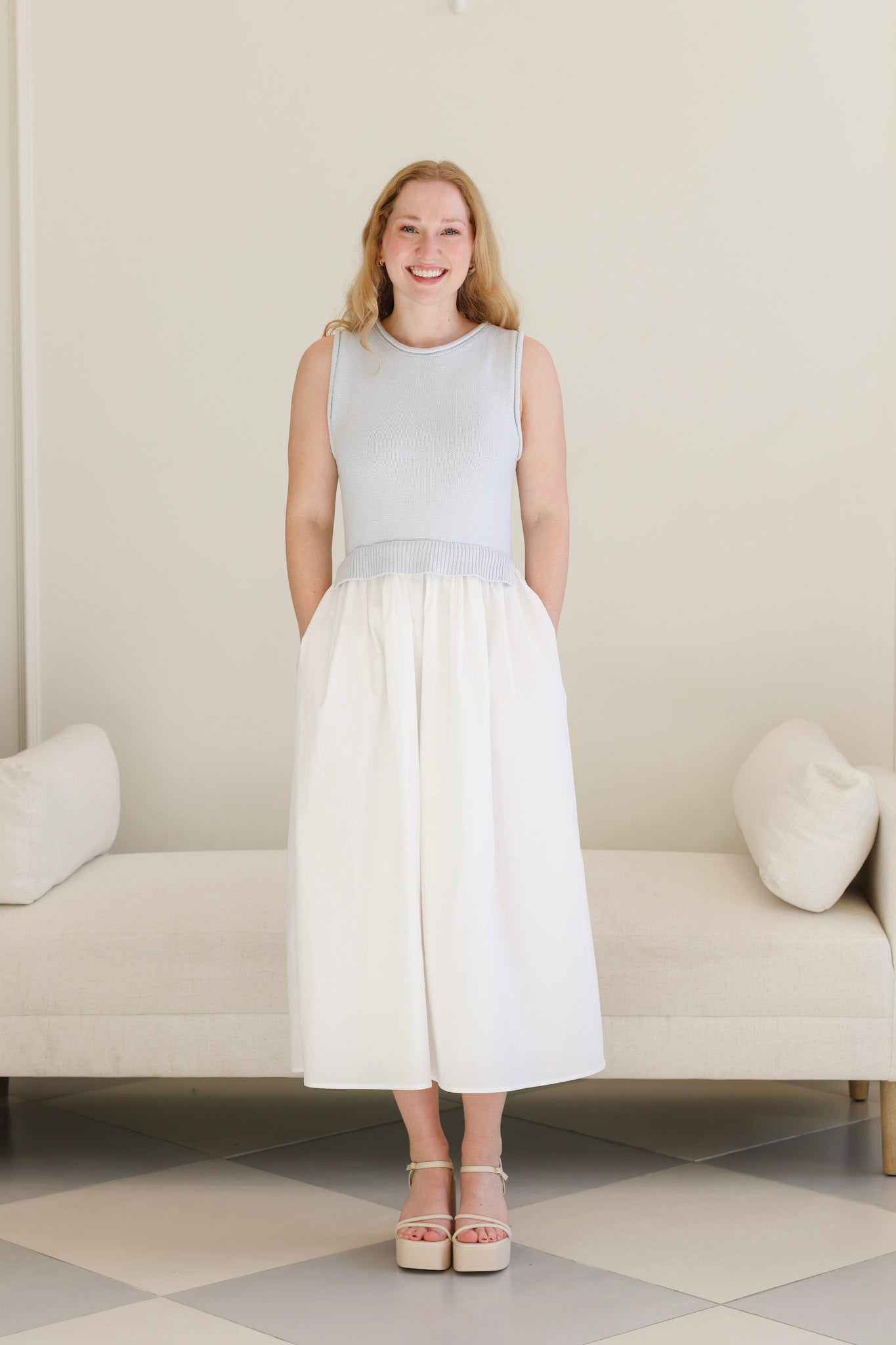 Geordian Casual Midi Dress
