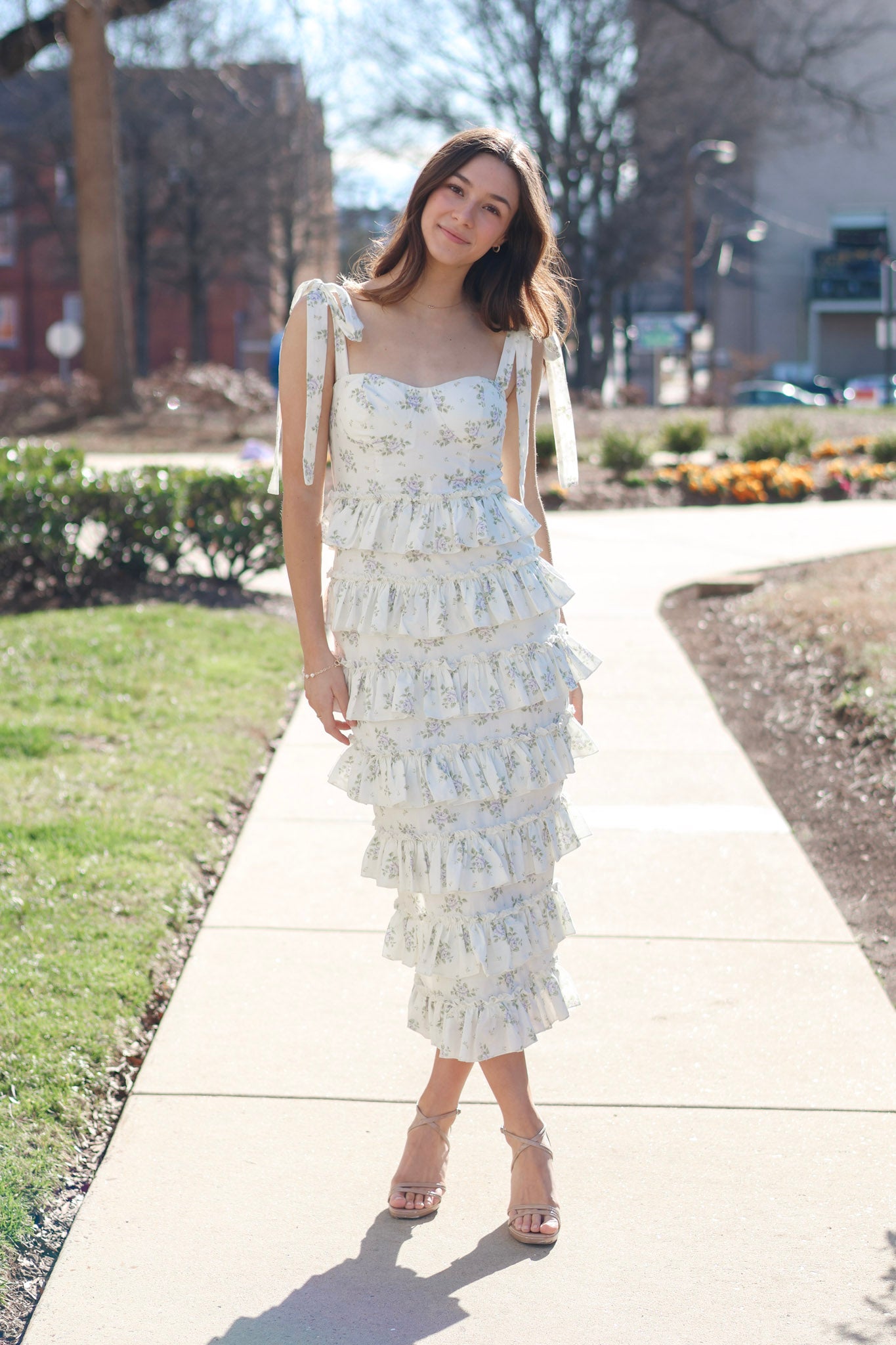 Joanie Floral Midi Dress