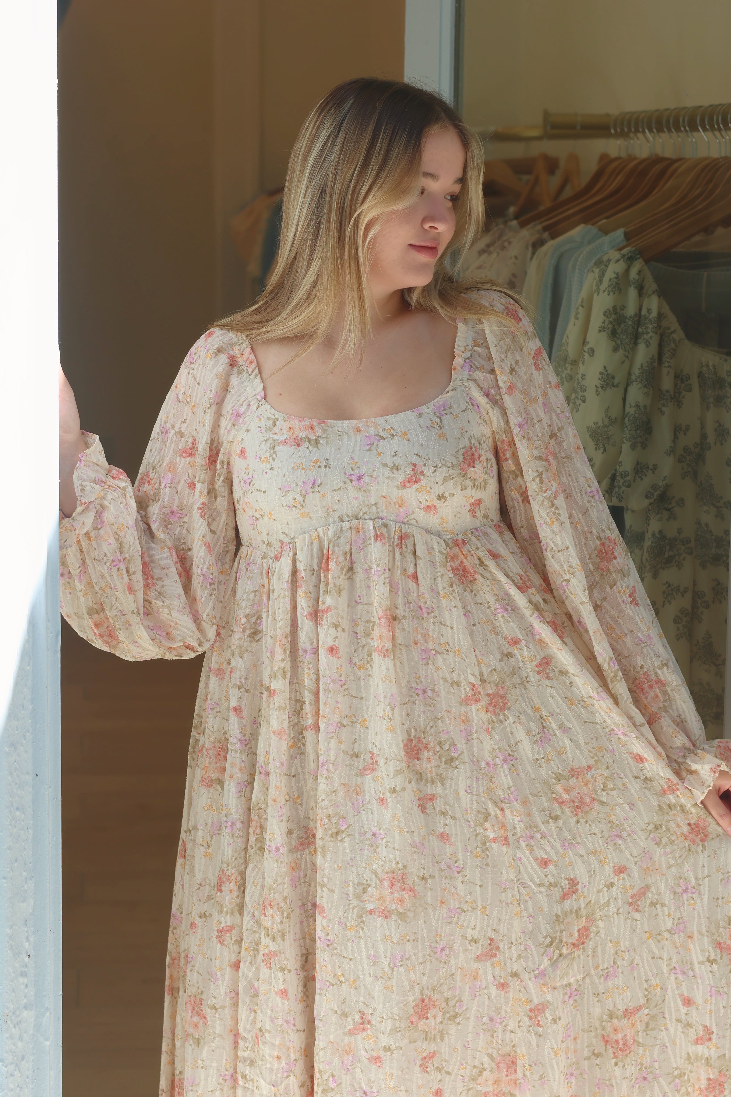 Rosie Woven Maxi Dress