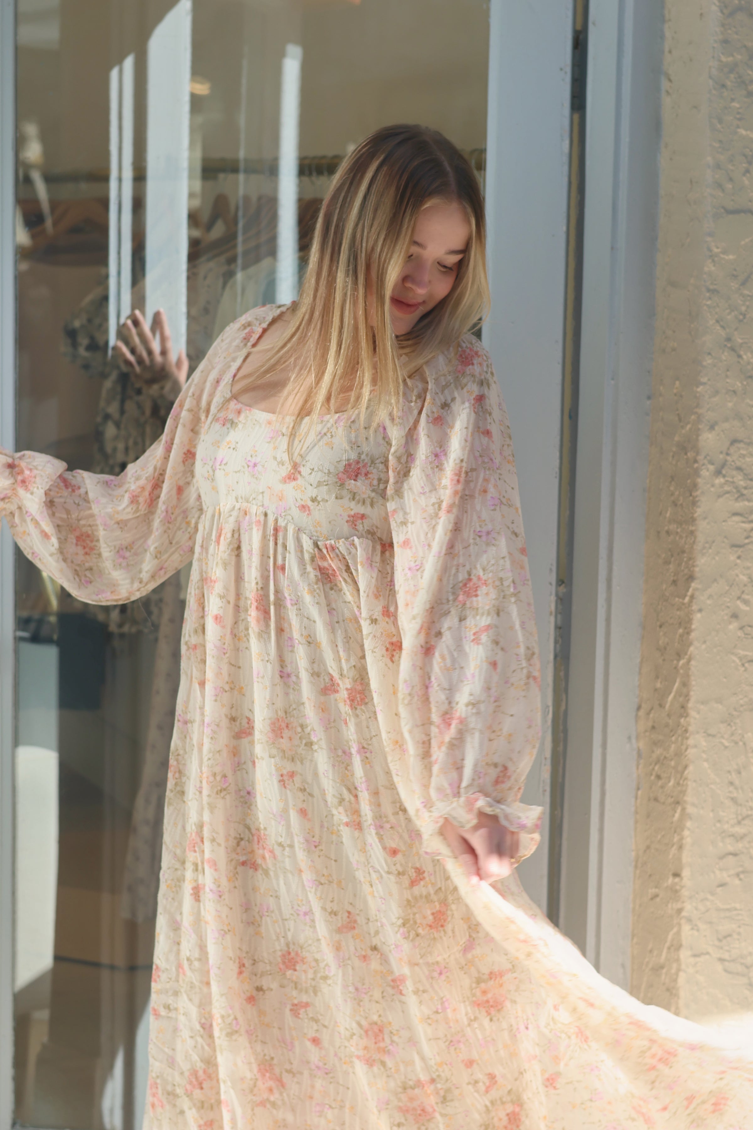 Rosie Woven Maxi Dress