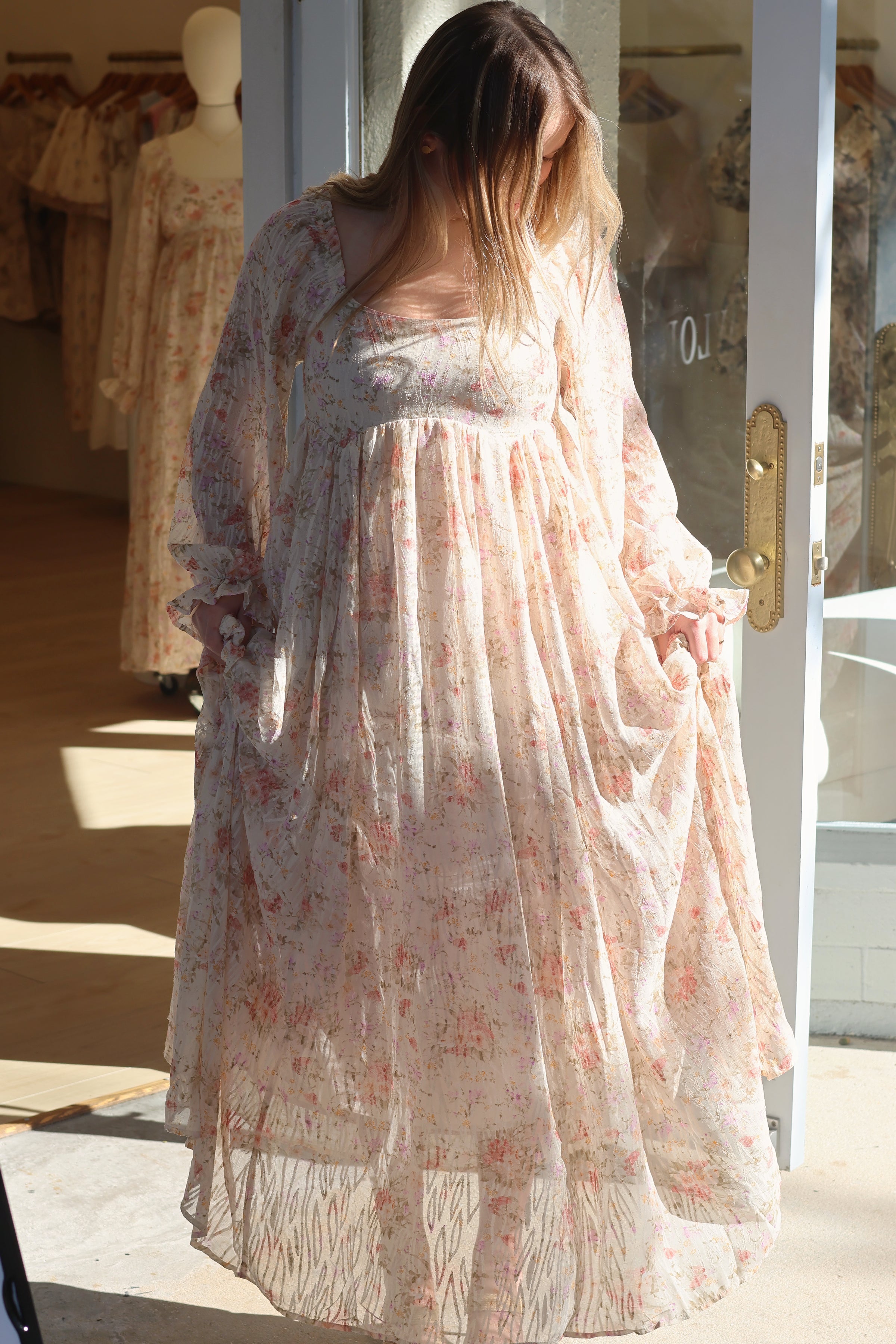 Rosie Woven Maxi Dress