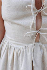 Sierra Linen Midi Dress