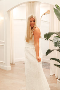 Caroline Smocked Midi Dress