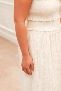 Caroline Smocked Midi Dress
