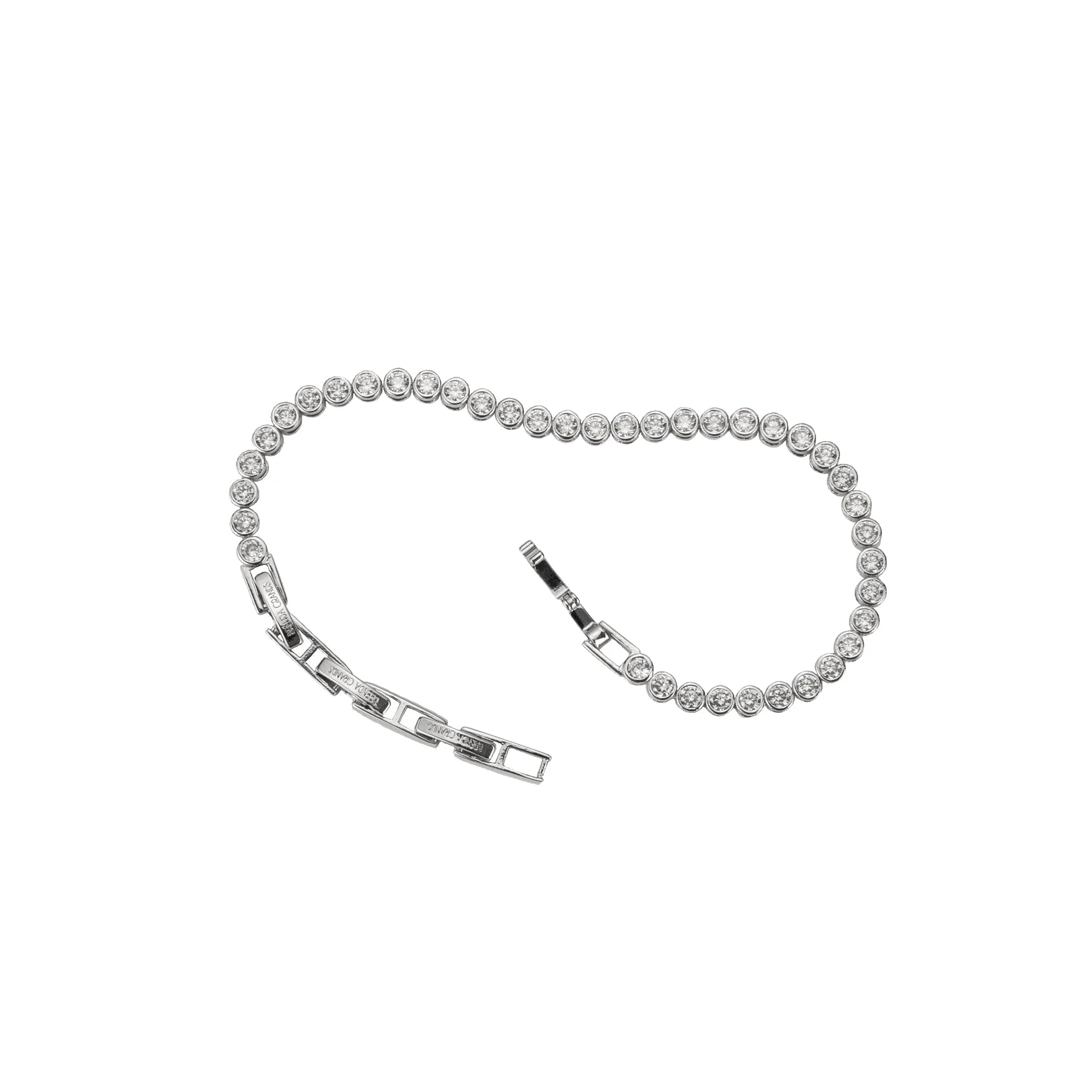 Silver Diamond Tennis Bracelet