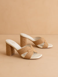 The Santiago Toffee | Raffia Heel