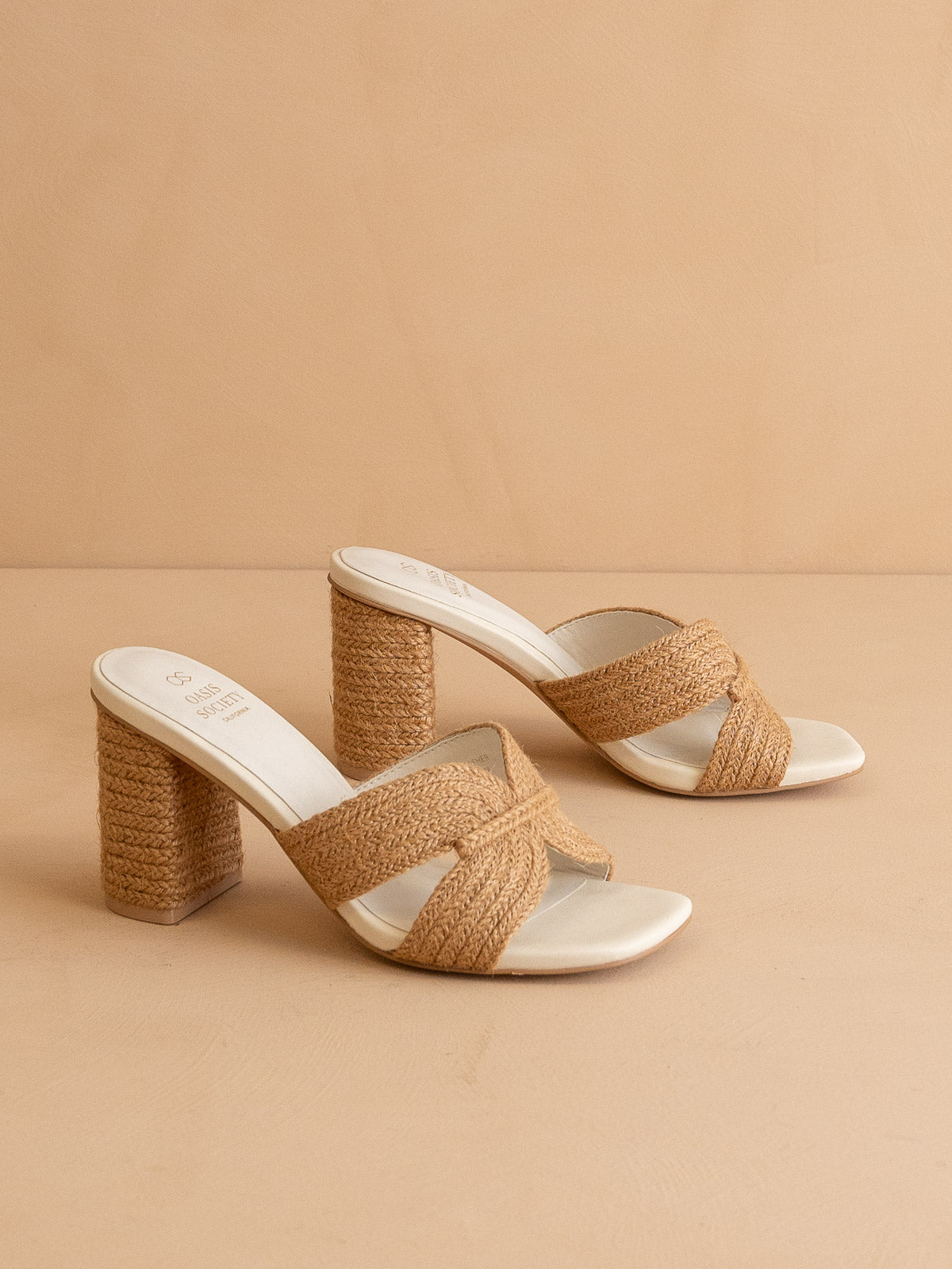 The Santiago Toffee | Raffia Heel
