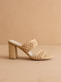 The Barbara | Woven Double Band Heel