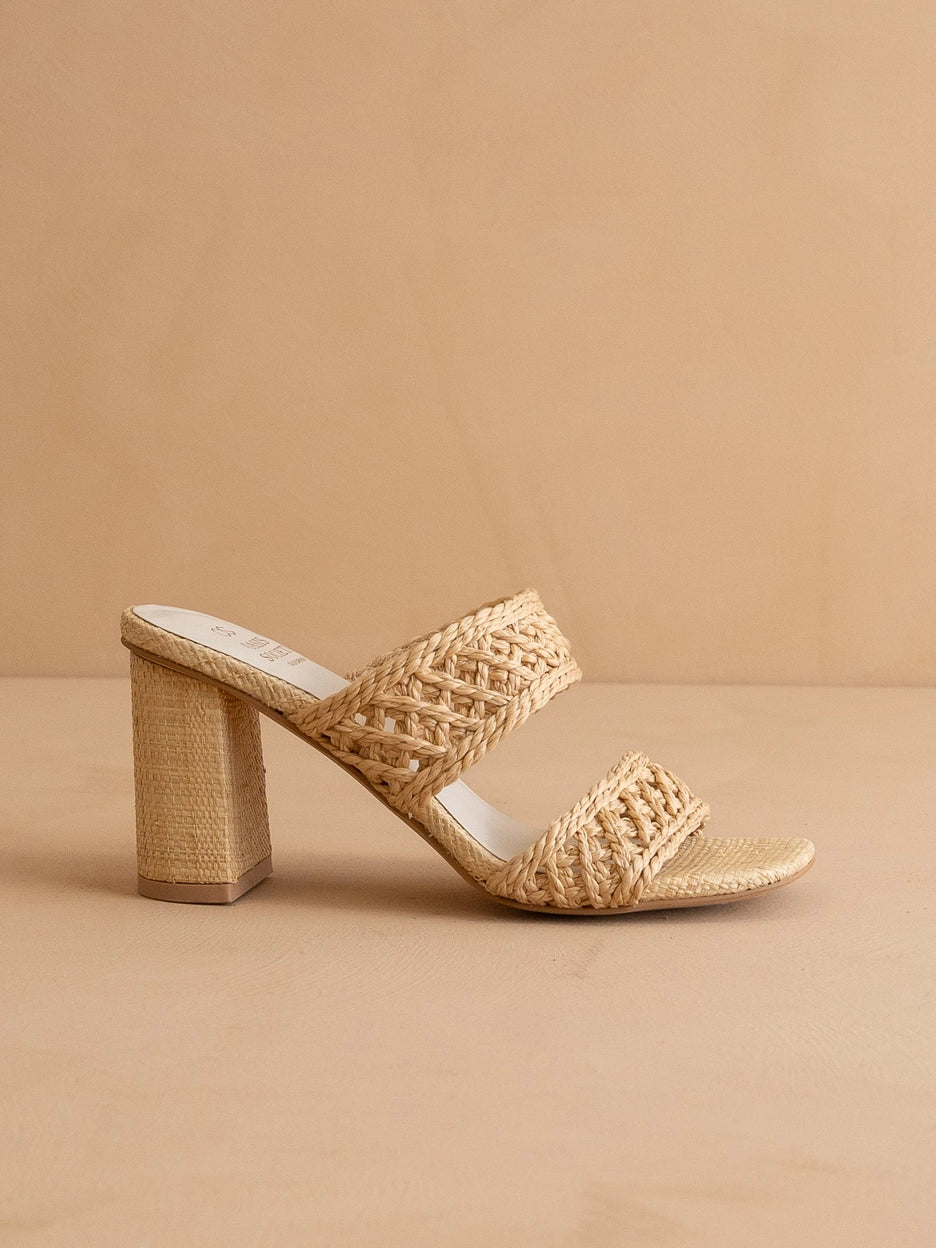 The Barbara | Woven Double Band Heel
