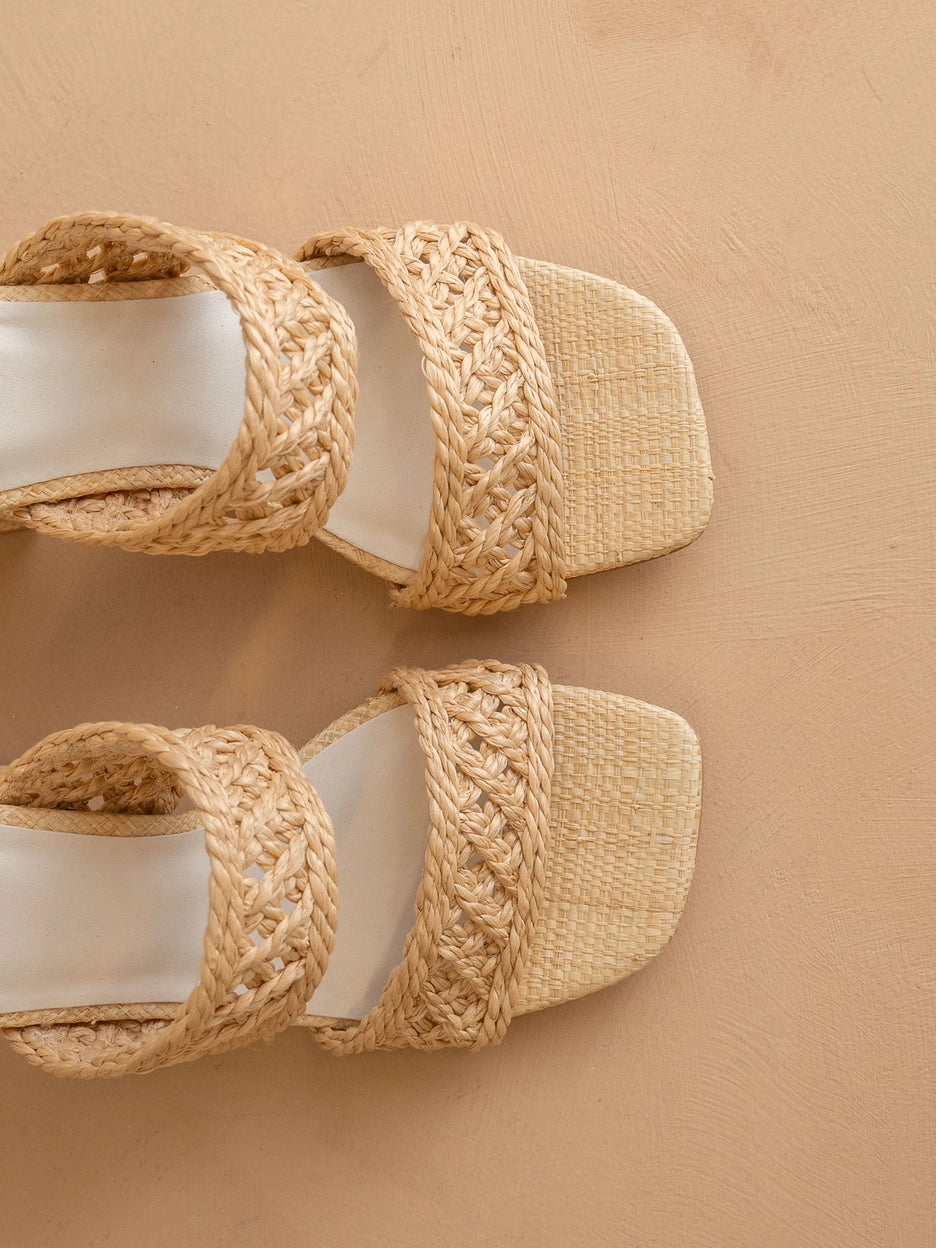 The Barbara | Woven Double Band Heel