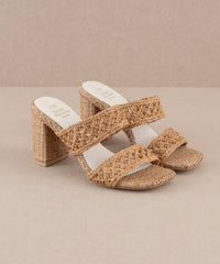 The Barbara | Woven Double Band Heel