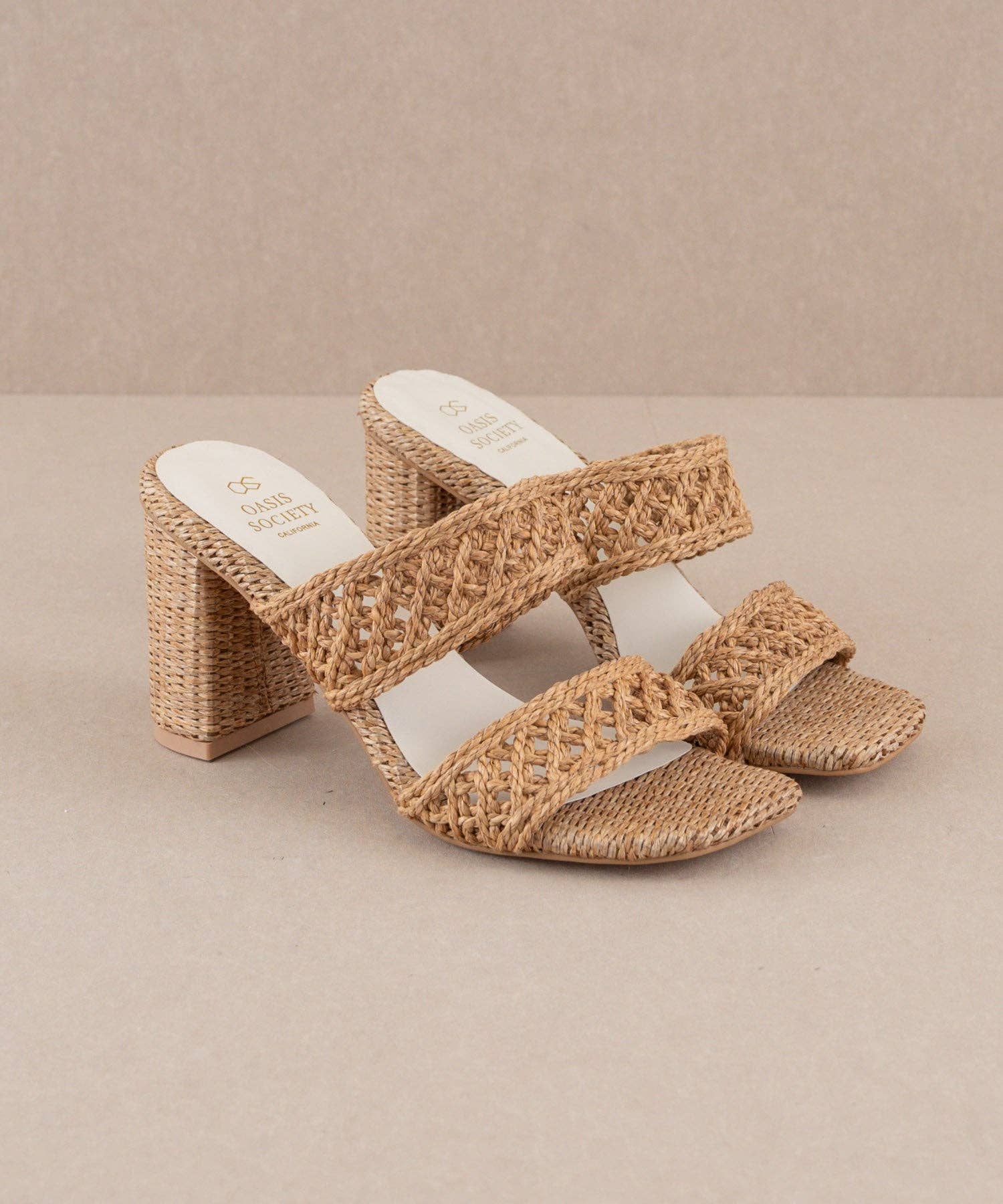 The Barbara | Woven Double Band Heel