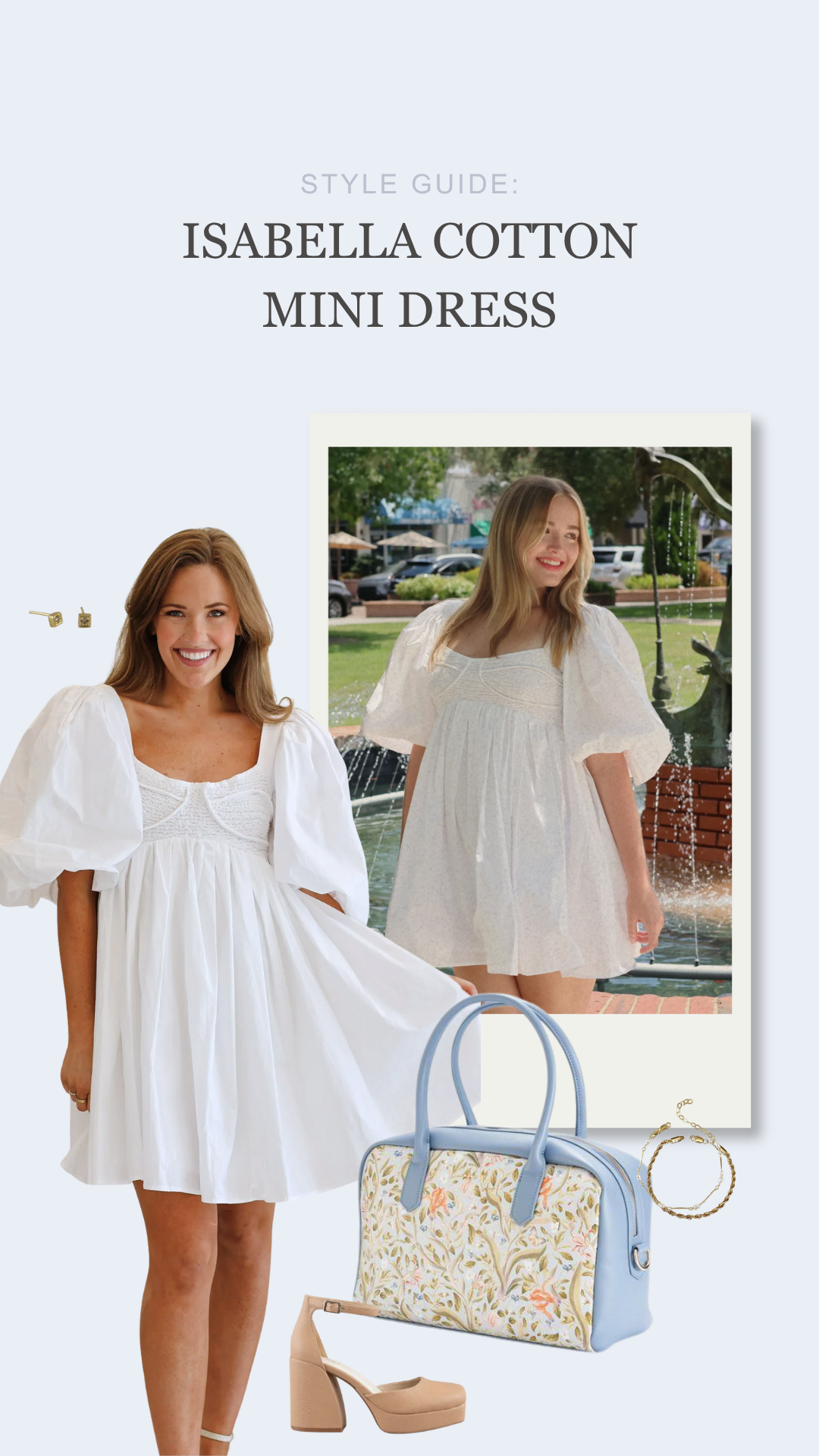 Style Guide: Isabella Cotton Midi Dress