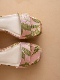 The Oceana | Rose Garden Gingham Wrap Wedge