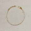 18k Gold Filled 2mm CZ Tennis Bracelet