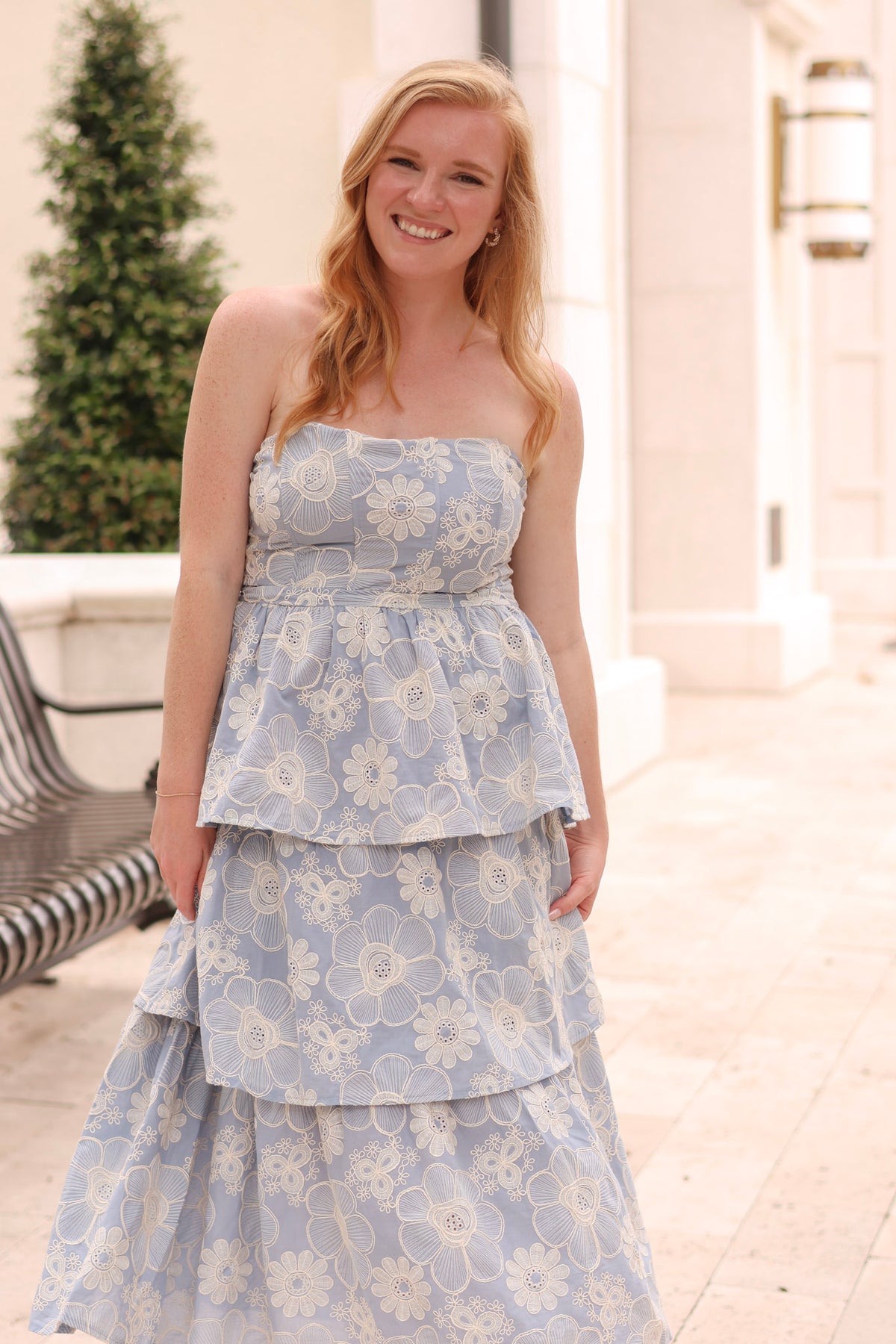 Kennedy Rae Cotton Party Midi Dress β Savannah Taylor