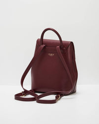 Laura Small Backpack in Burgundy