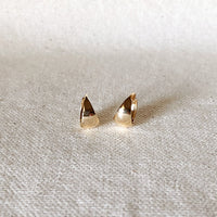 18k Gold Filled Polished Clicker Hoop Earrings