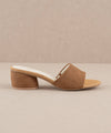 The Paloma Brown | Low Heeled Sandal