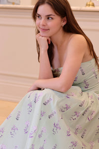 Violette Cotton Spring Midi Dress