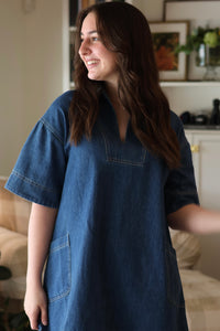 Kristen Denim Mini Dress