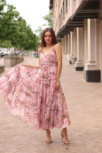 Lacey Floral Summer Maxi Dress