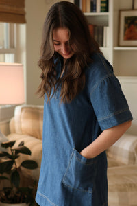 Kristen Denim Mini Dress