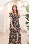 Amanda Floral Tiered Party Maxi Dress