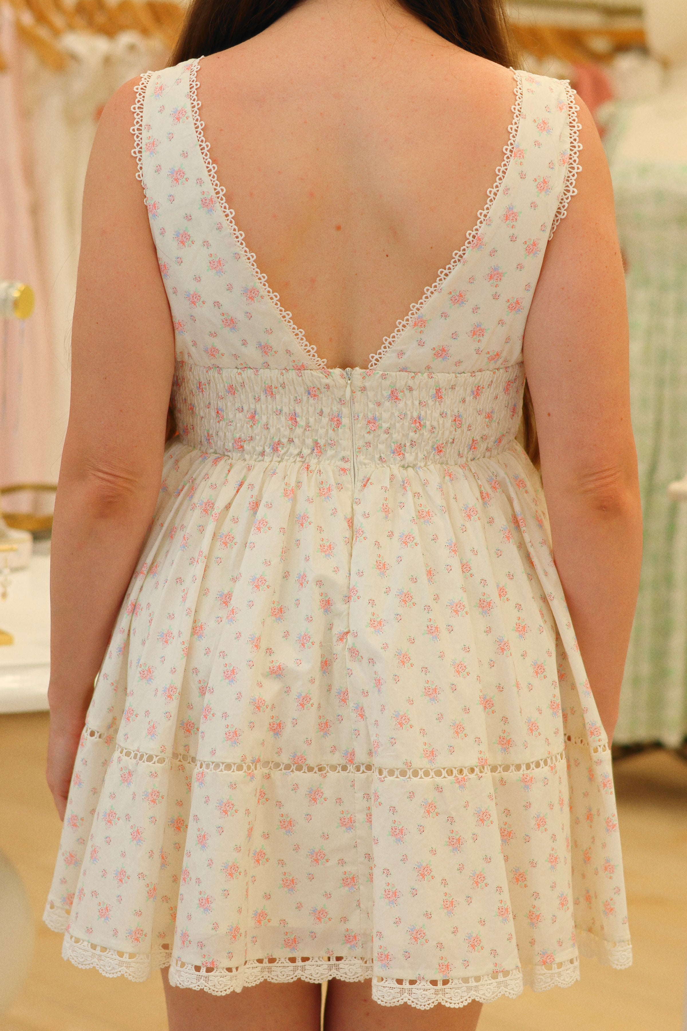 Nicoletta Cotton Mini Dress