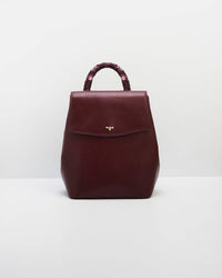 Laura Small Backpack in Burgundy