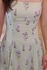Violette Cotton Spring Midi Dress