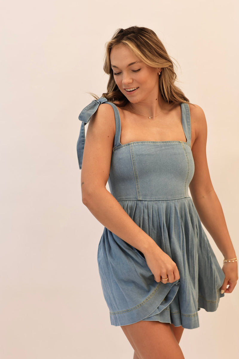 Meghan Denim Mini Dress