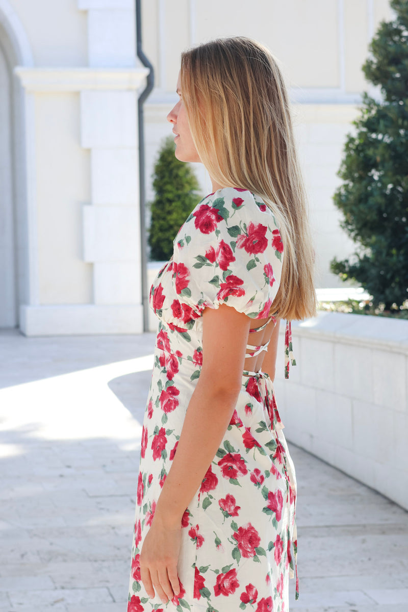 Anna Kate Cotton Fall Midi Dress