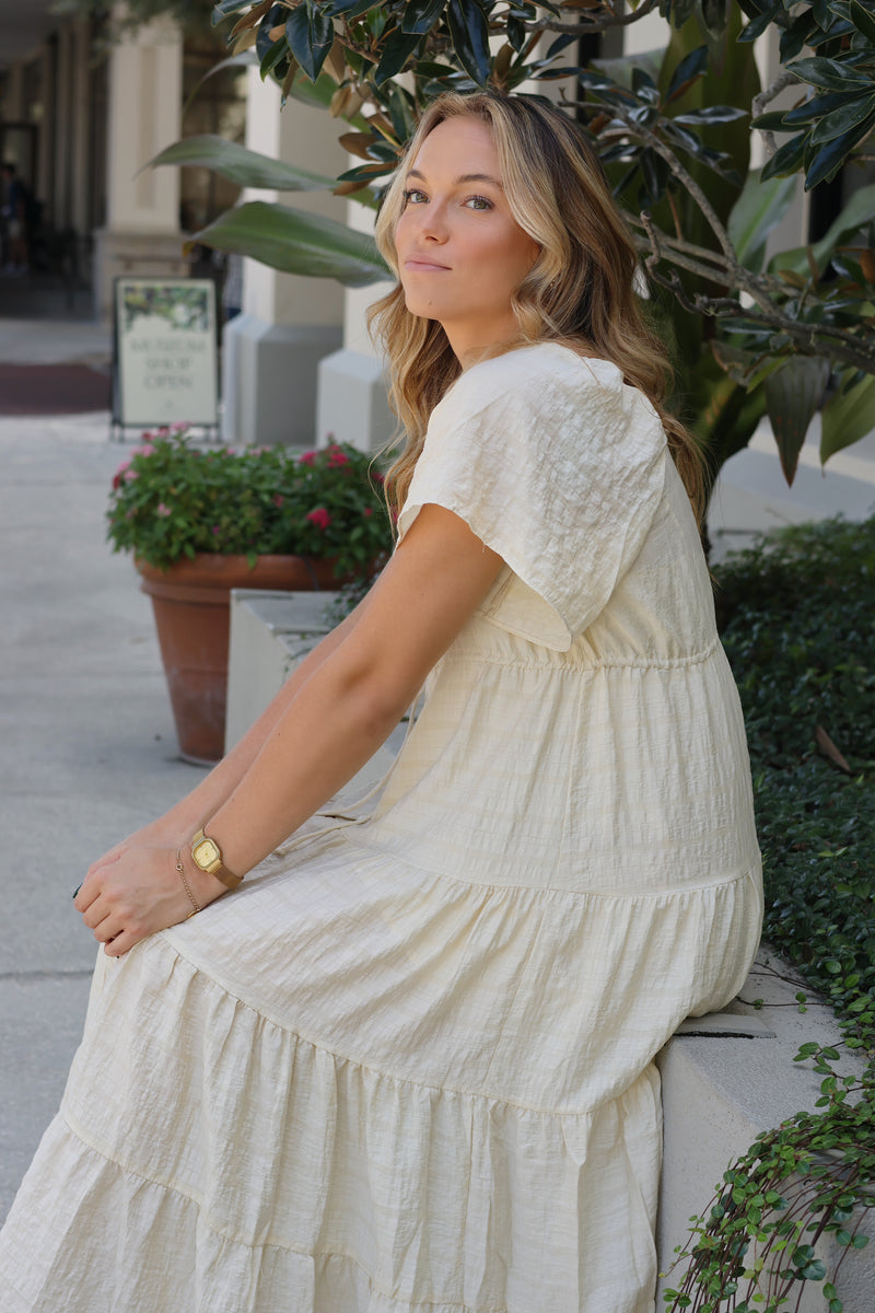 Valerie Woven Maxi Dress