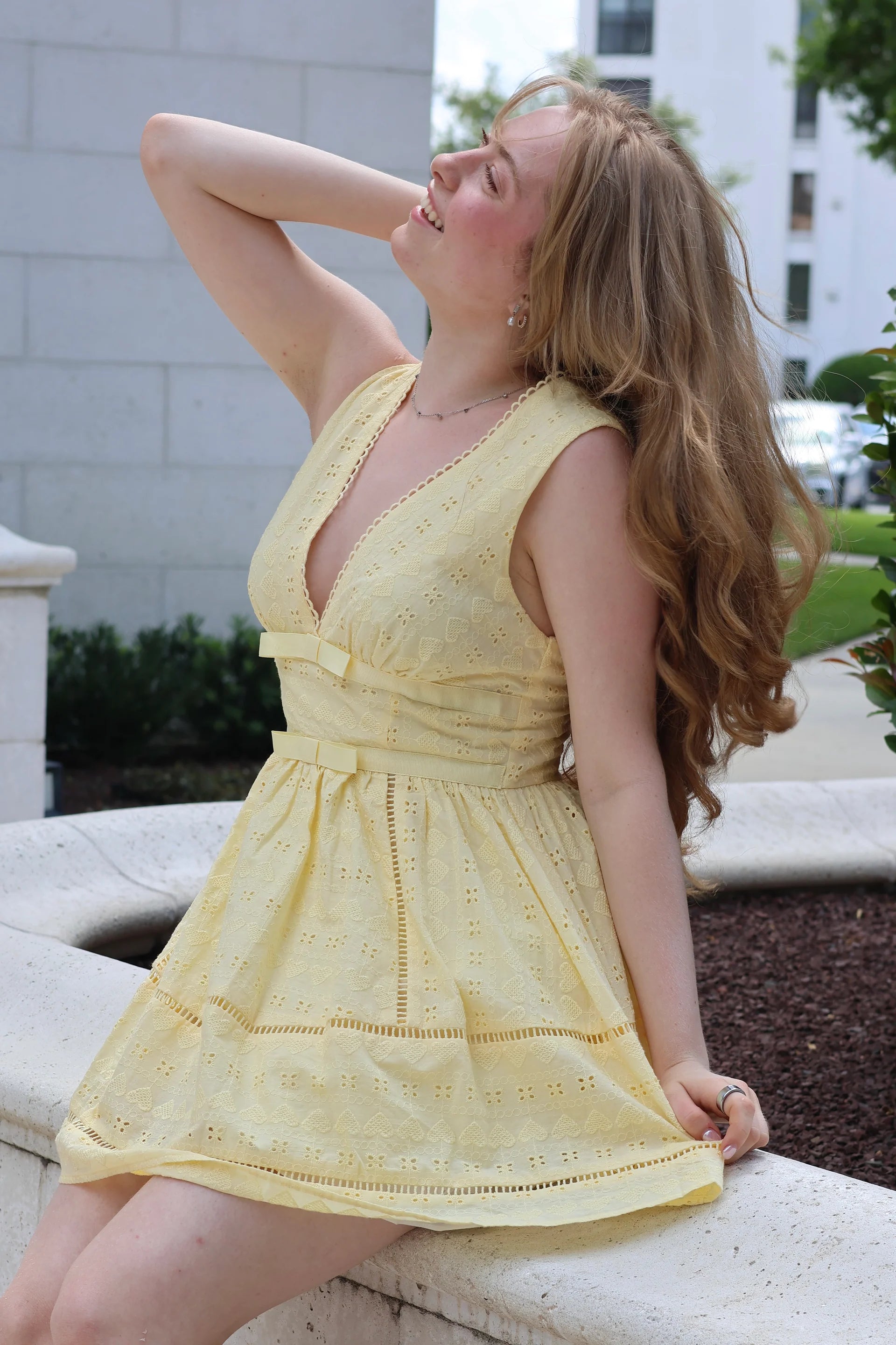Brittan Cotton Mini Dress