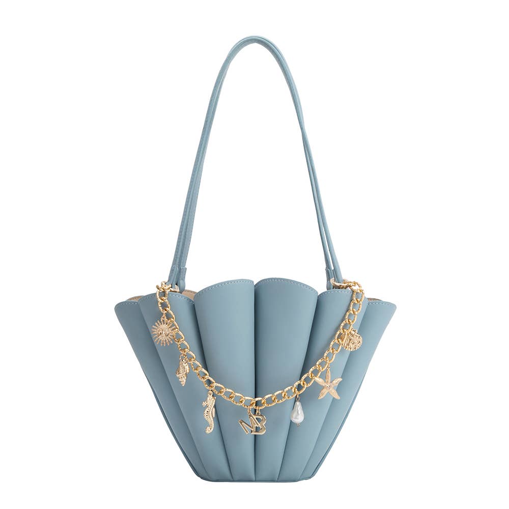 Shellie Nude Recycled Vegan Leather Shoulder Bag