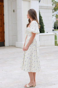 Marie-Claire Cotton Midi Dress