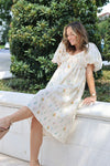 Poppy Smocked Midi Dress