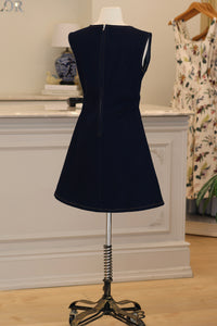Carol Ruched Denim Dress