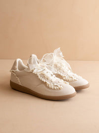 The April Lace-Trimmed Sneaker