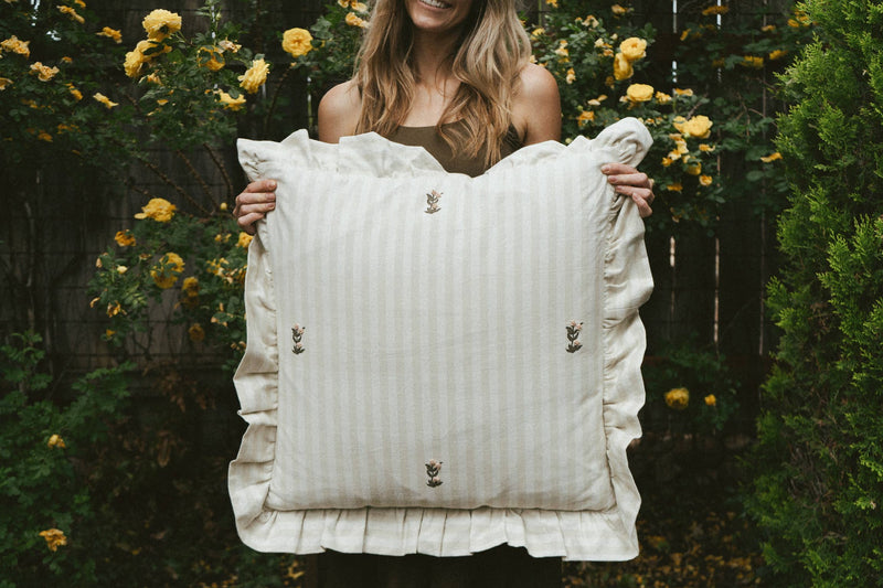 Frances Ruffled Pillow