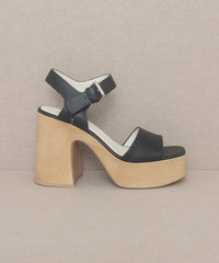 The Sadie Black | Chunky Platform Heel